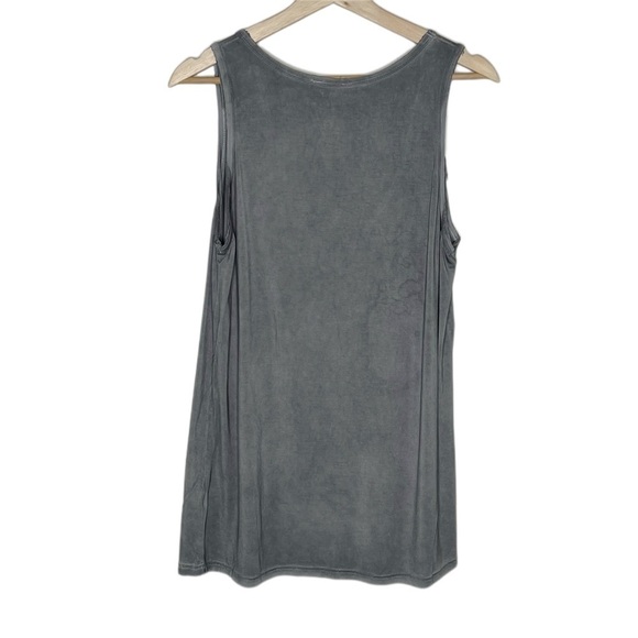 POL Acid Washed Tank with Sequin Front Pocket - Size Medium - Picture 3 of 6